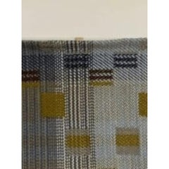 Catarina Riccabona, Mustard, Navy, Chestnut Hand-woven Wall Hanging