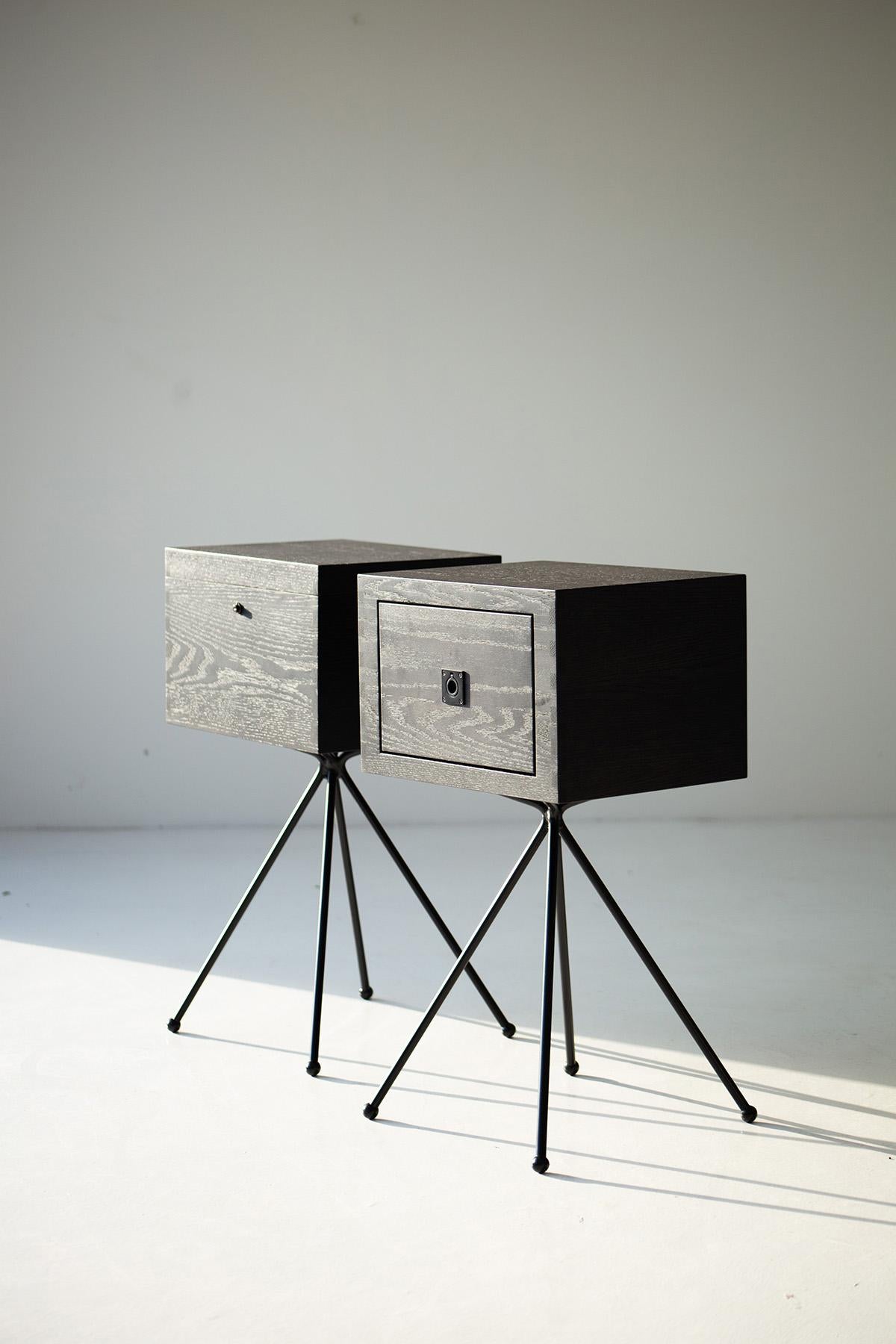 Chêne Tables d'appoint en bois Catawba en vente