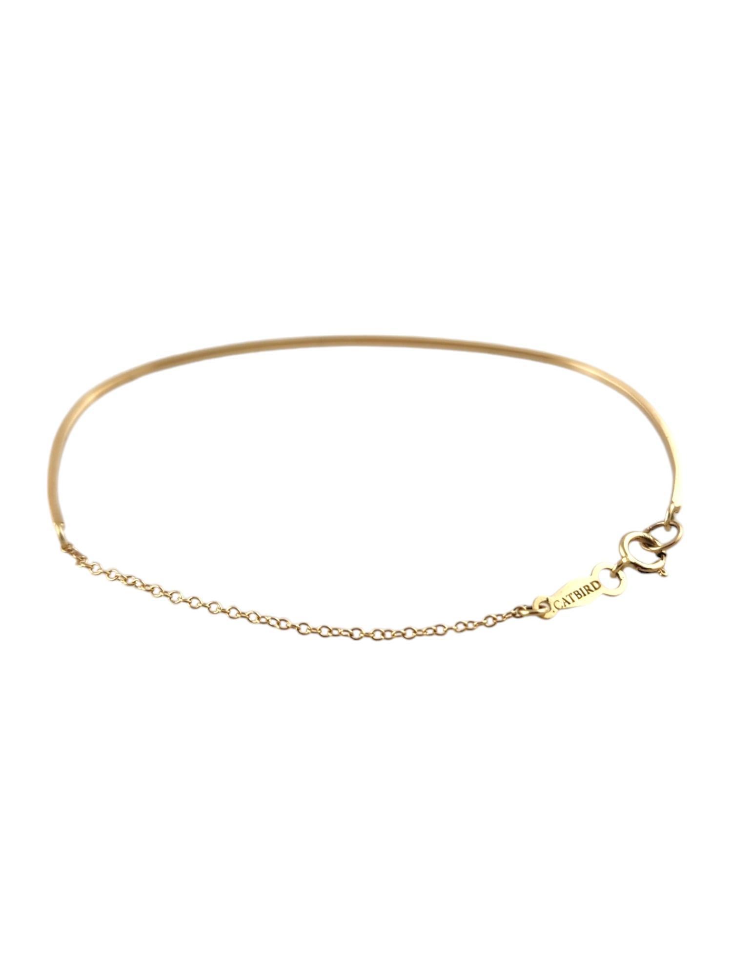Women's Catbird 14 Karat Yellow Gold Ballerina Bracelet #18898