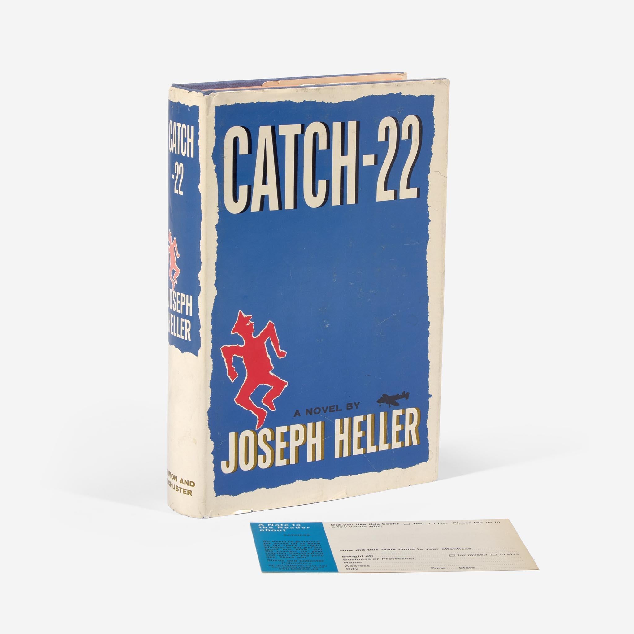 Américain Catch-22 de Joseph Heller, première édition, première impression, dans son DJ d'origine, 1961 en vente