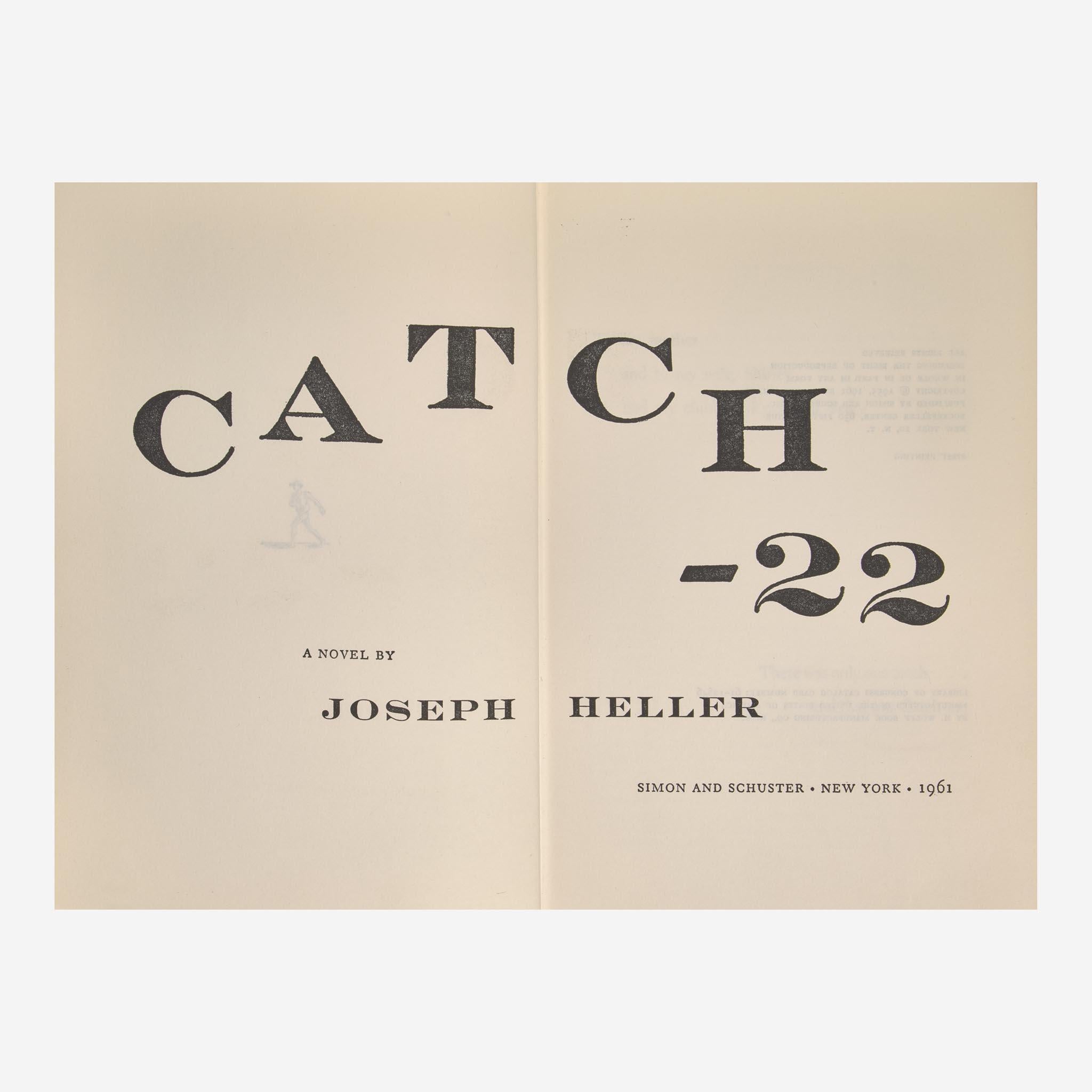 Doré Catch-22 de Joseph Heller, première édition, première impression, dans son DJ d'origine, 1961 en vente
