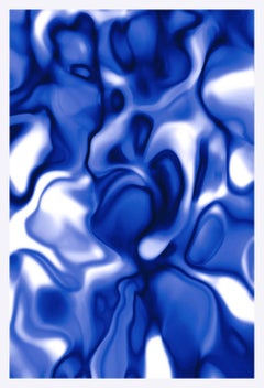 Used  "Nobility" swirls deep blue and white, photographing pure light and color 