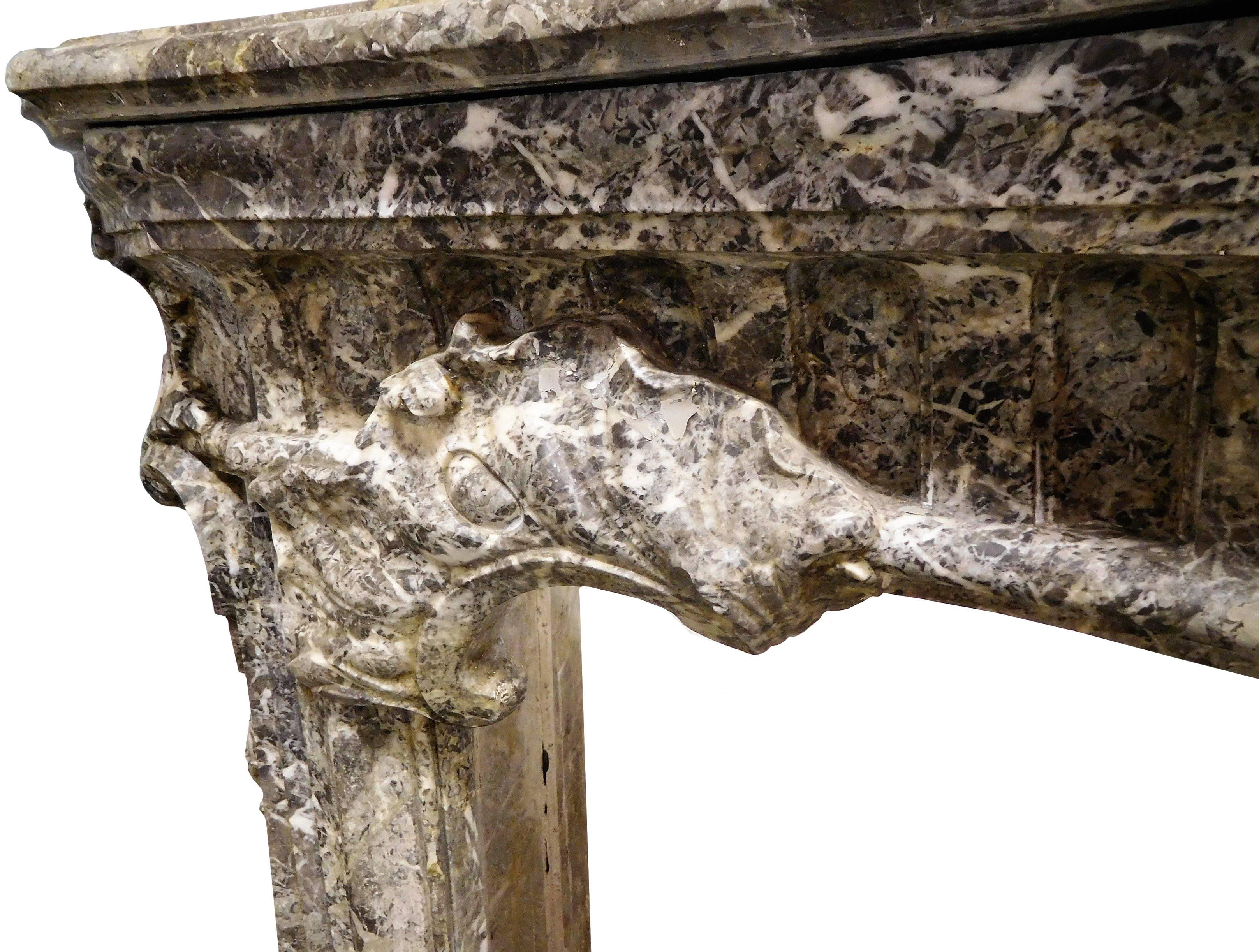 Dutch FIREPLACE  Category on Her Own, Saint Anne Marble For Sale