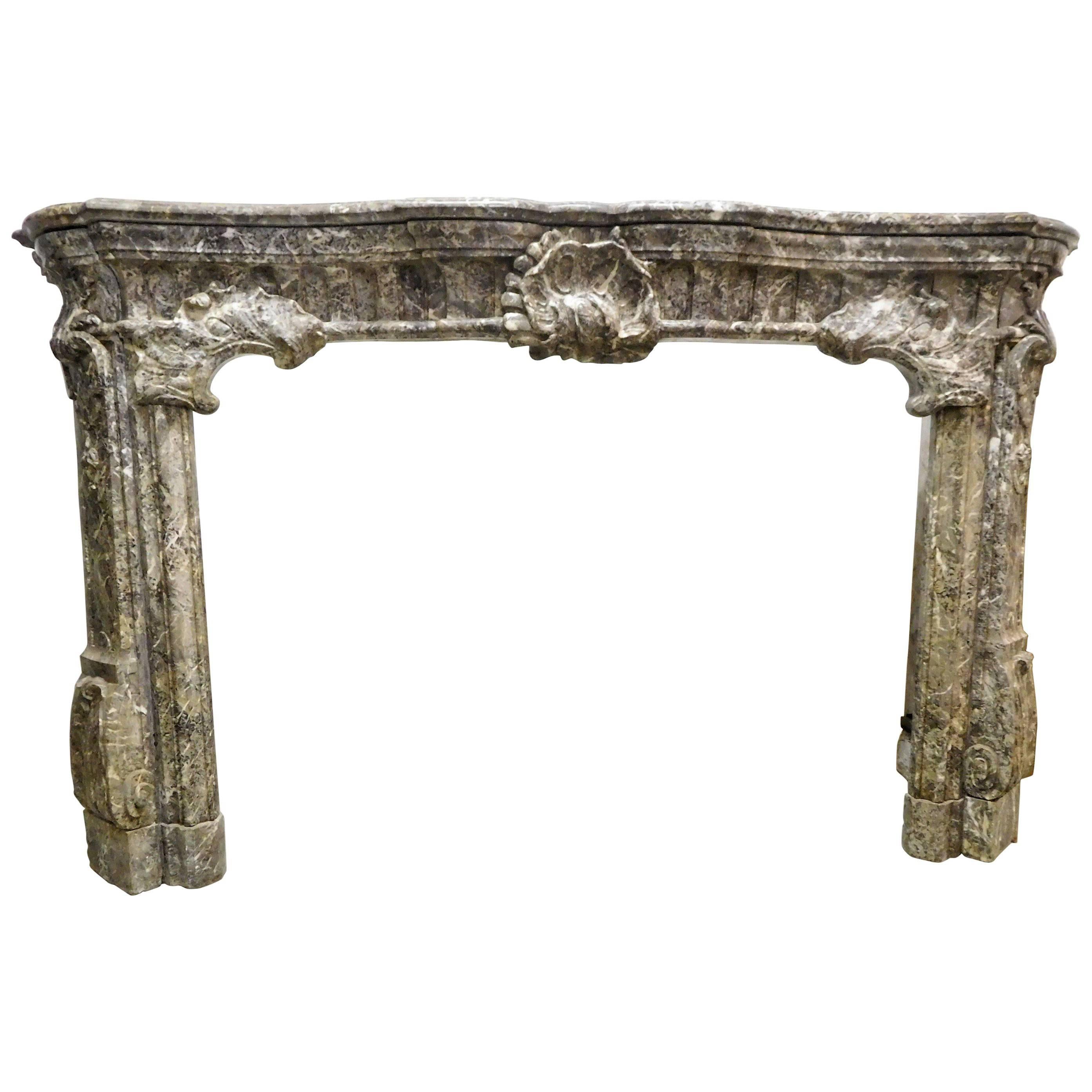 FIREPLACE  Category on Her Own, Saint Anne Marble For Sale