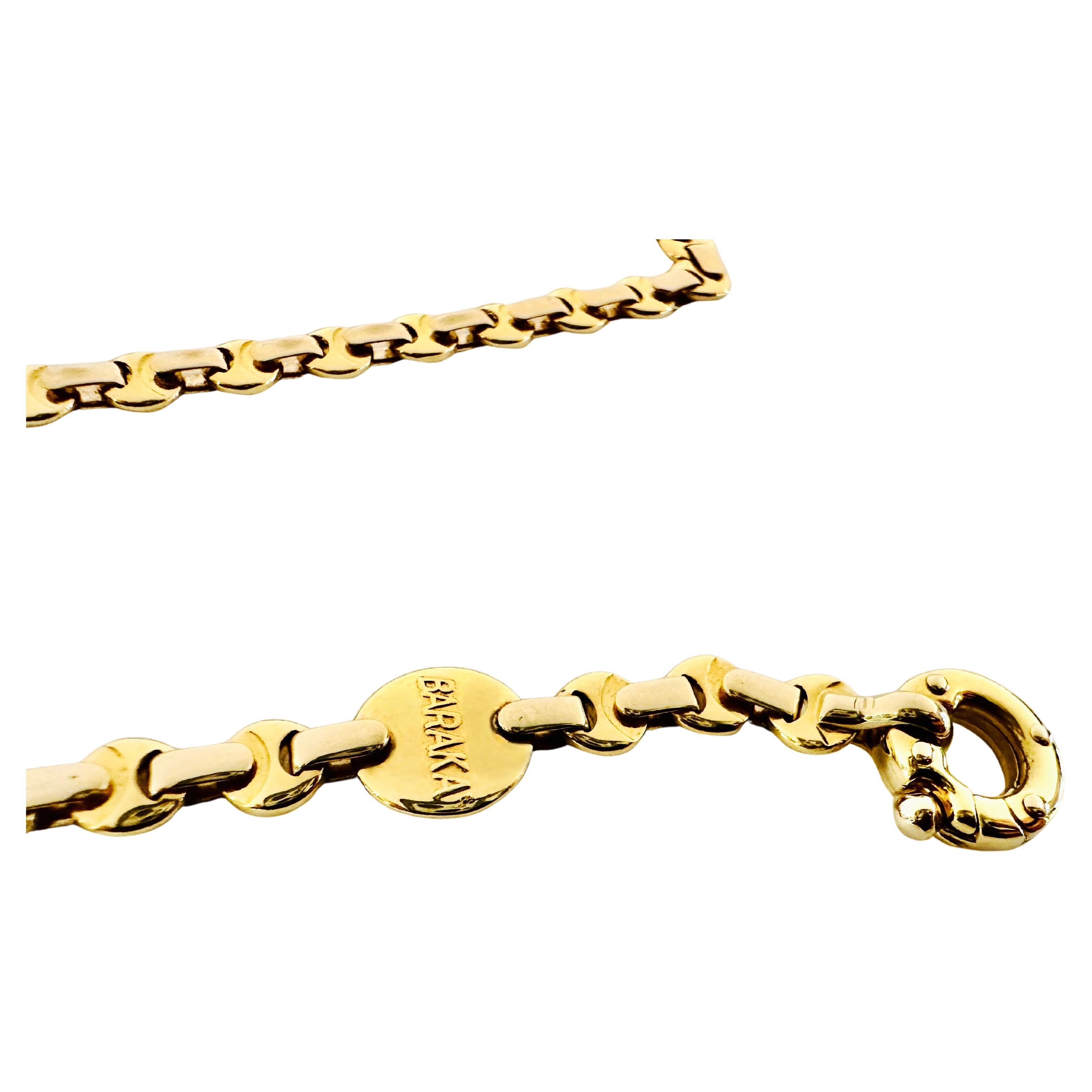 18kt Gelb- und Weißgold Baraka Kette - Potenza