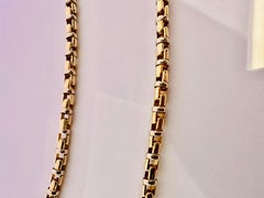 18kt Yellow and White Gold Chain Baraka - The Elegance of Strength
