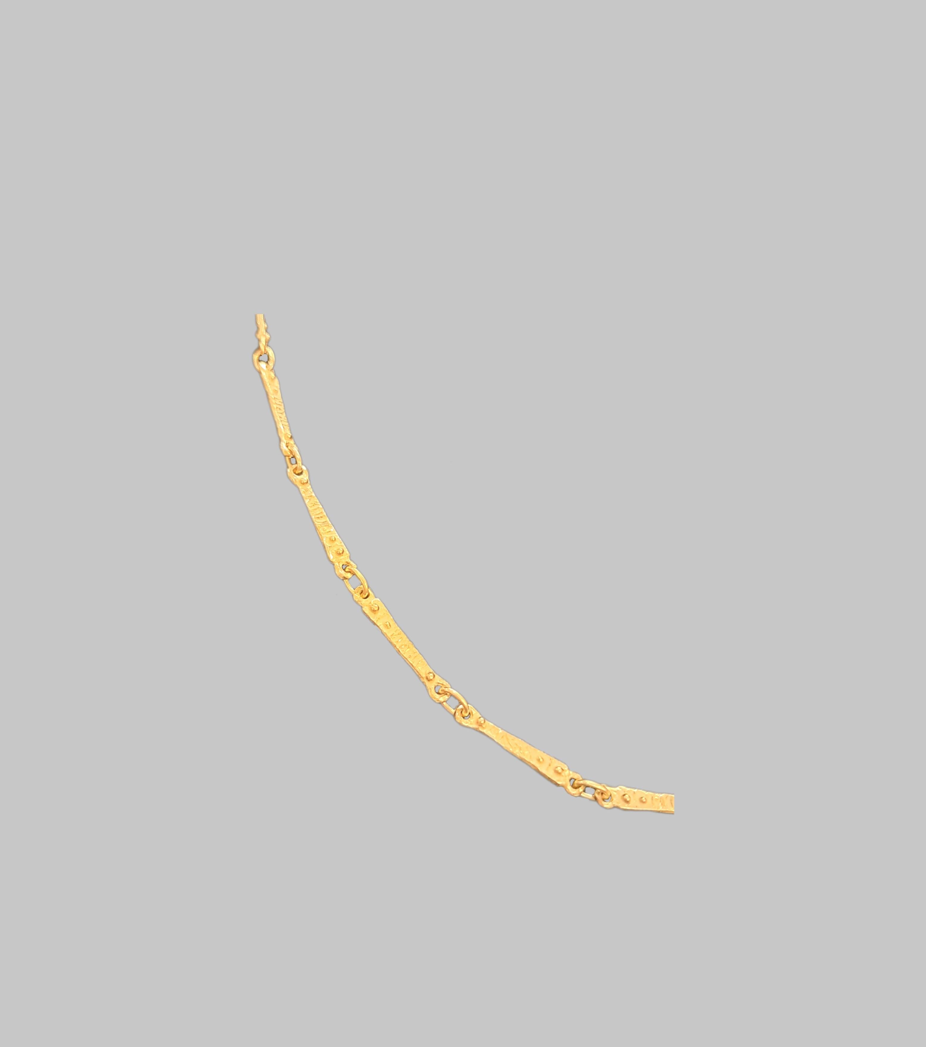 Catena Sacchi in Oro Giallo Satinato 18k Collezione 