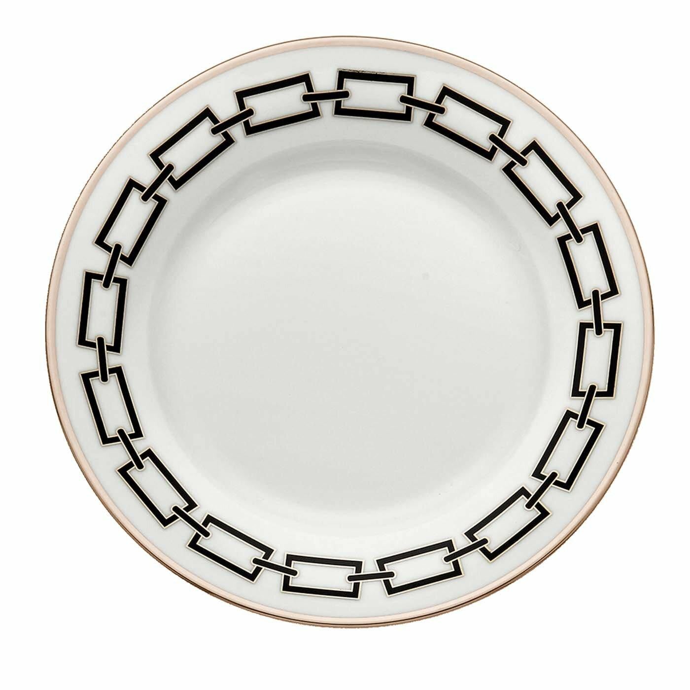 Juego de 6 platos de postre Catene Nero de Gio Ponti Siglo XXI y contemporáneo en venta