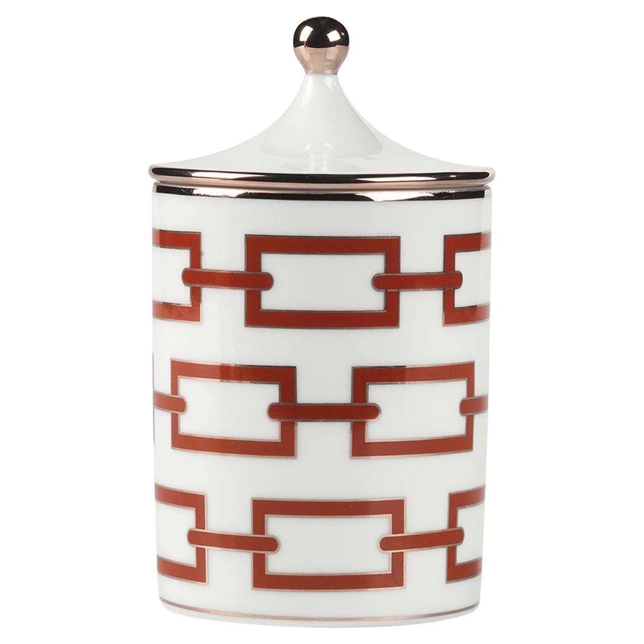 Catene Scarlatto Candle with Lid by Gio Ponti
