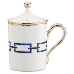 Catene Zaffiro-Becher mit Deckel von GINORI 1735
