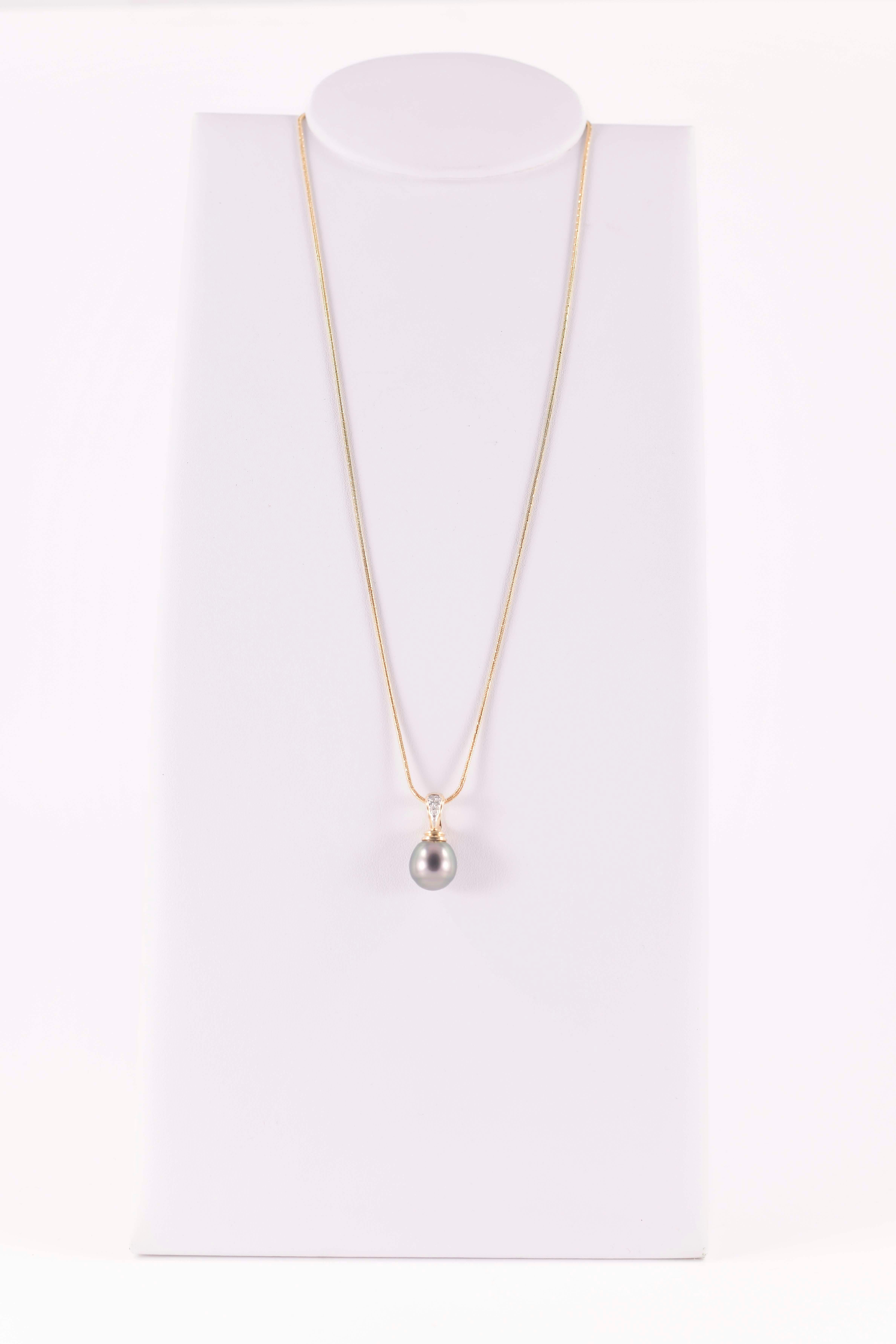 Collier de perles de Tahiti Bon état - En vente à Bologna, IT