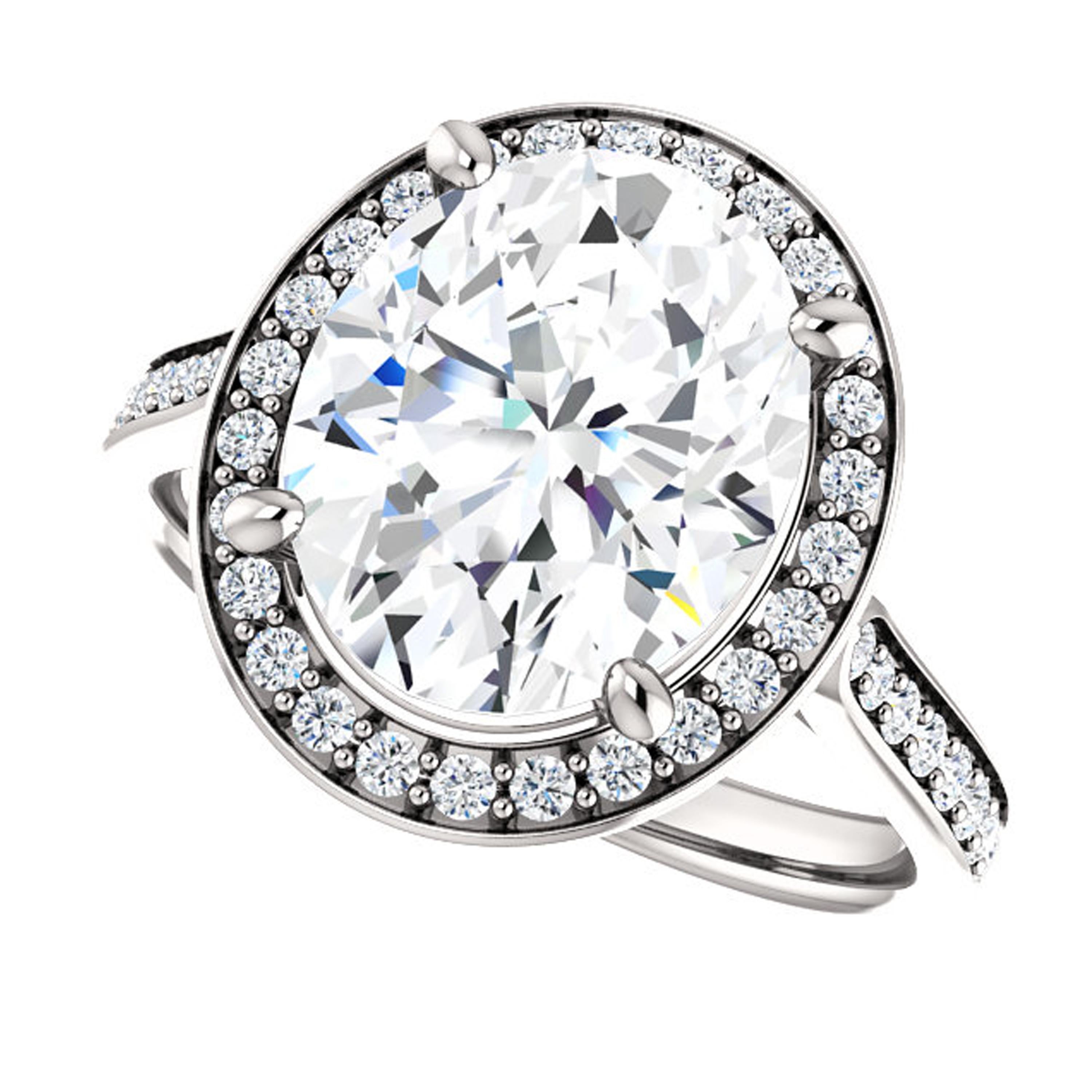 forever brilliant moissanite engagement rings