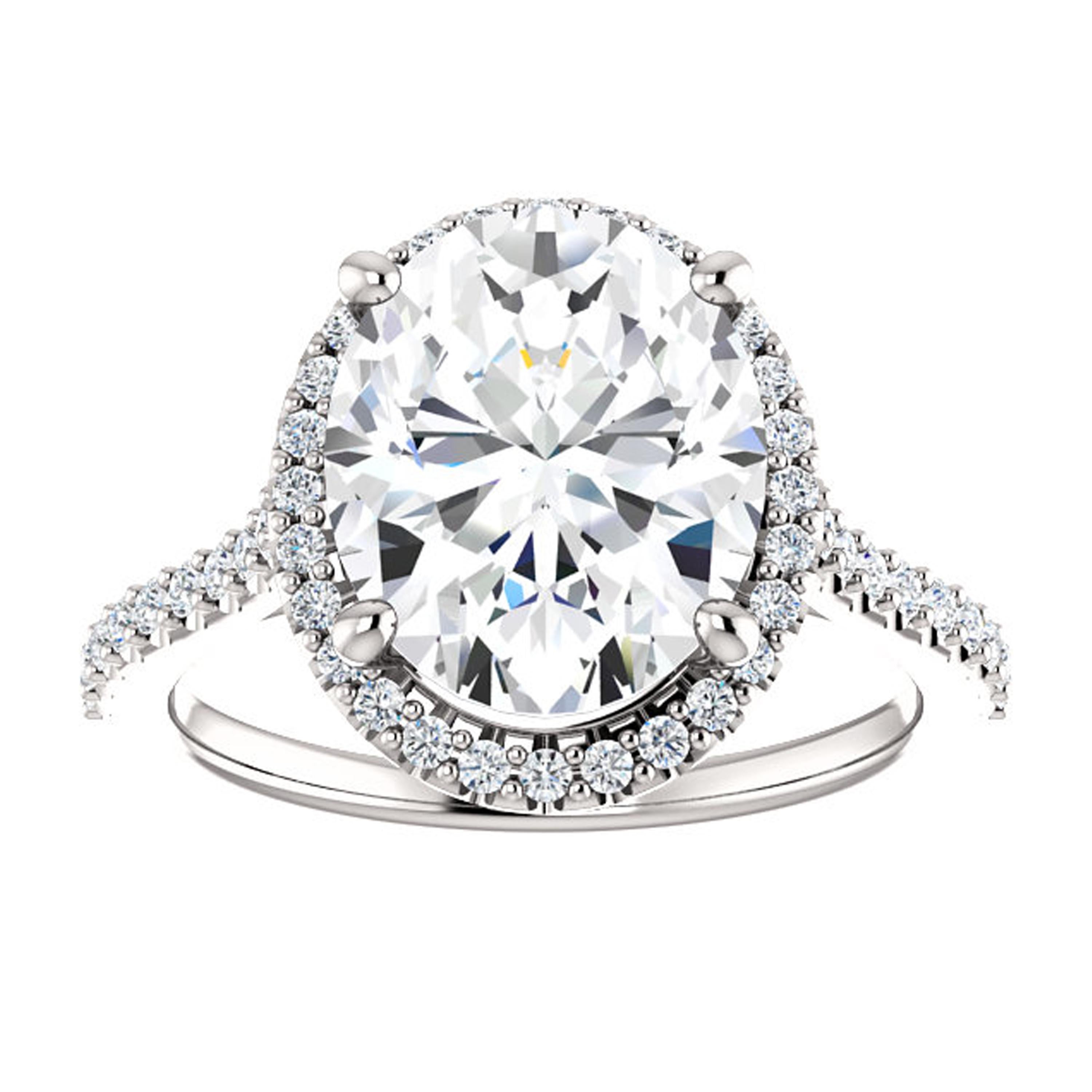 cathedral halo engagement ring