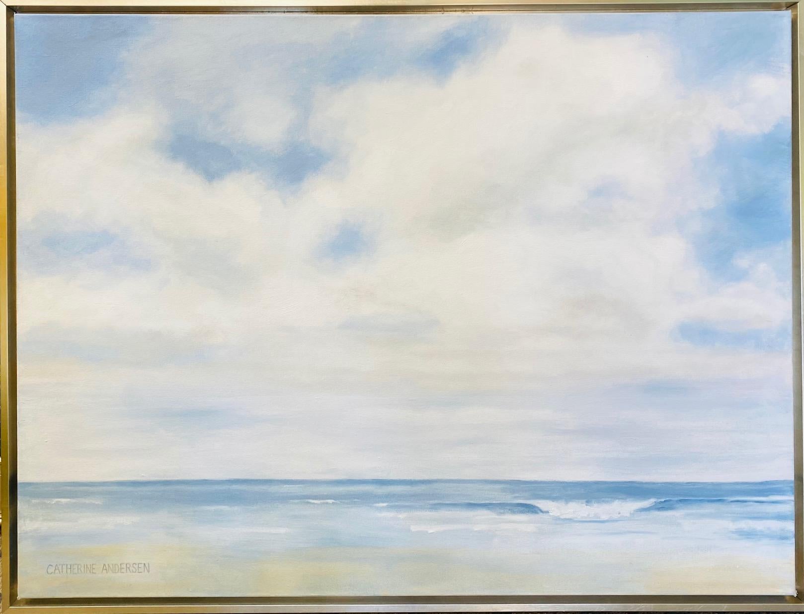 Tranquil Waters, original 30x40 contemporary marine landscape
