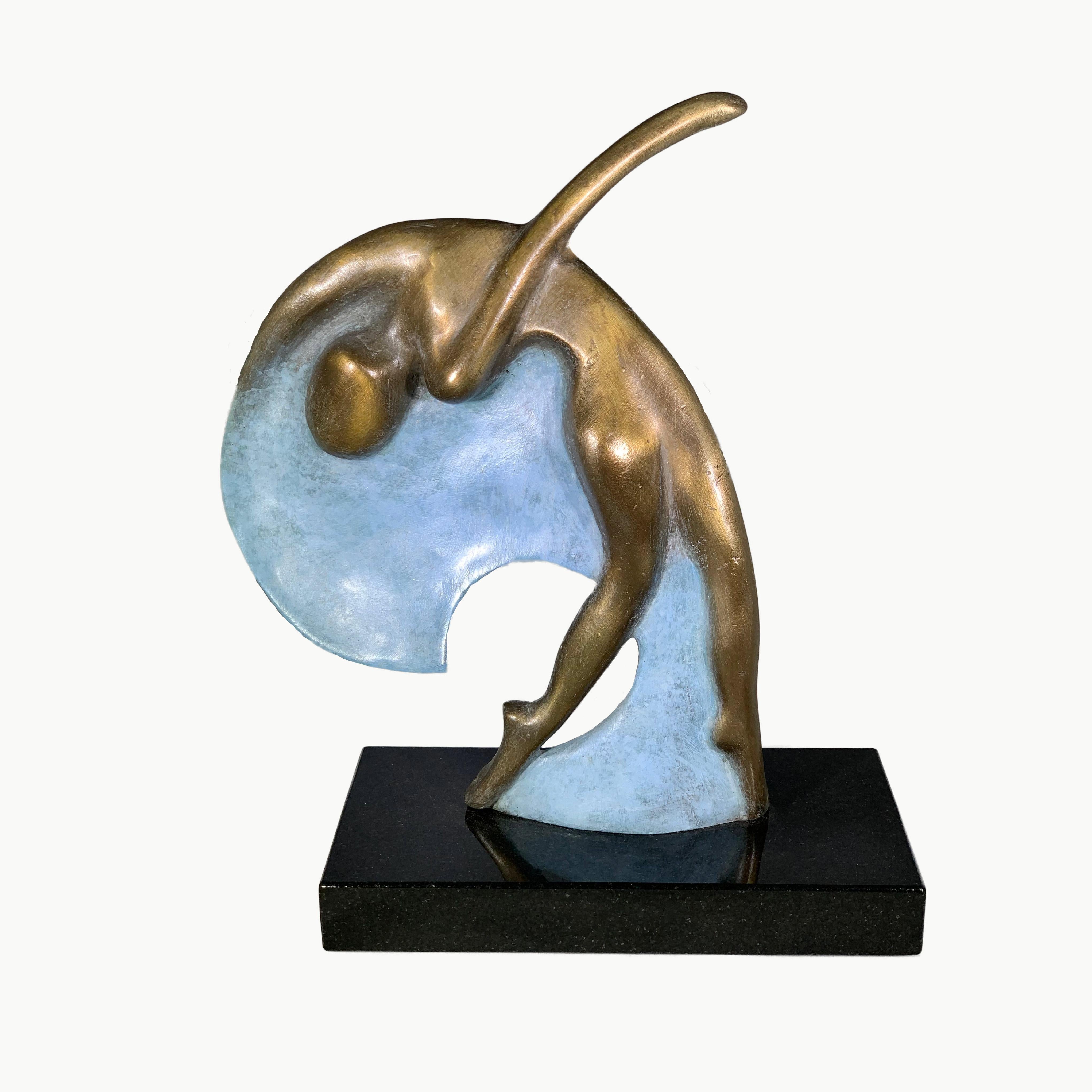 Jupiter 1.  figurative small sculpture 8.5x6