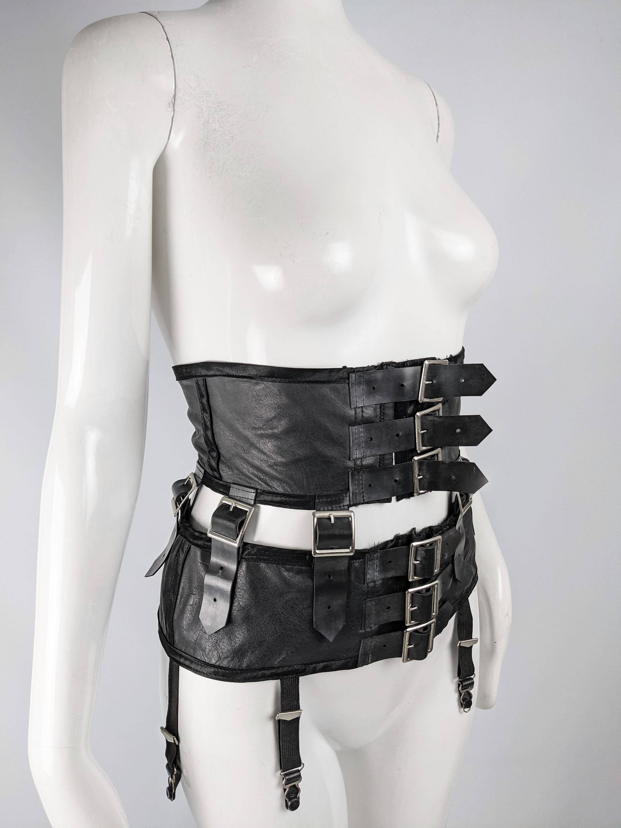 Catherine Coatney 1980s Bondage Style Bodice Cage Top In Good Condition For Sale In Doncaster, South Yorkshire