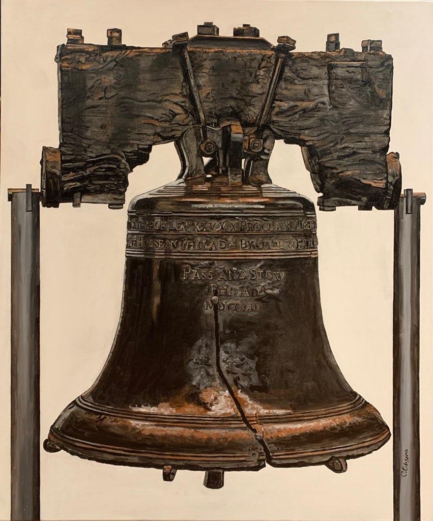 liberty bell painting