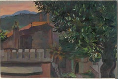 Catherine Ensor - Olio contemporaneo, Tramonto continentale