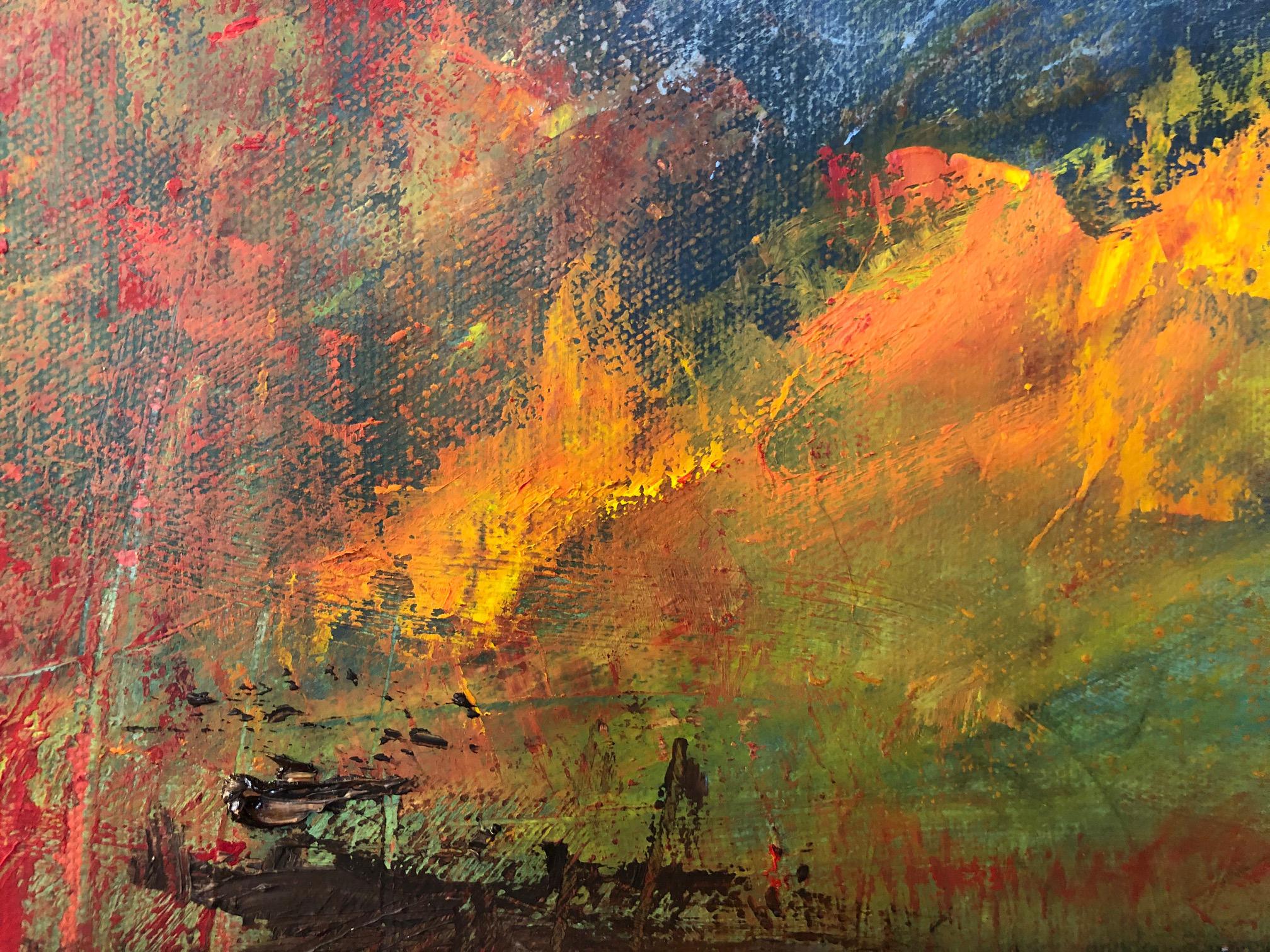 abstract autumn paintings