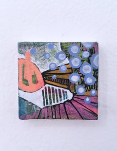 Micro Mini Token I, peinture à l'acrylique et à la gouache sur toile, 2018