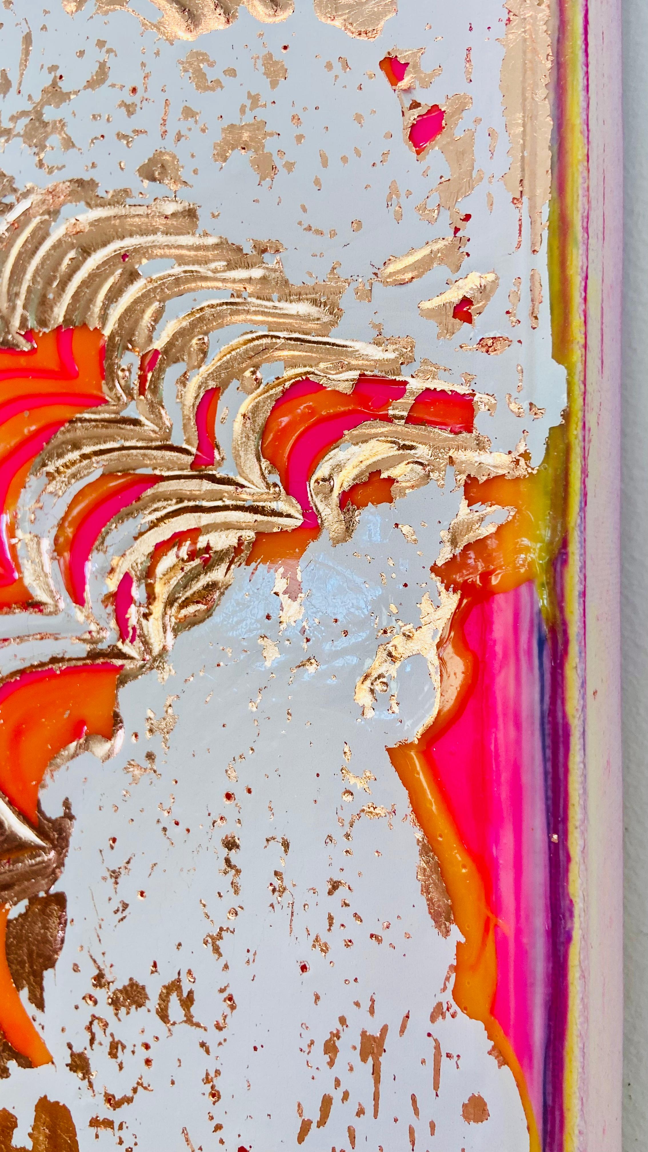 Erhältlich bei Madelyn Jordon Fine Art. Luminous Painting (hot pinks)