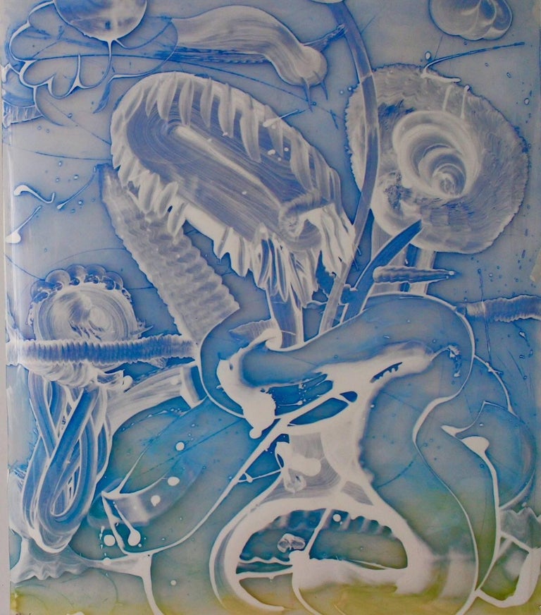 Catherine Howe Still Life Reverse Mylar Painting Catherine