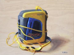 Used YELLOW SONY WALKMAN