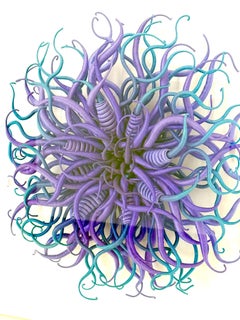 Specimen 44 - Framed Hand-dyed Thread Sea Creature Nature Fiber Sculpture, 2025