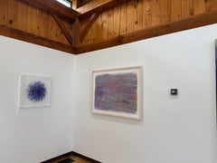 Specimen 44 - Scultura in fibra con cornice in filo tinto a mano di Nature, 2025