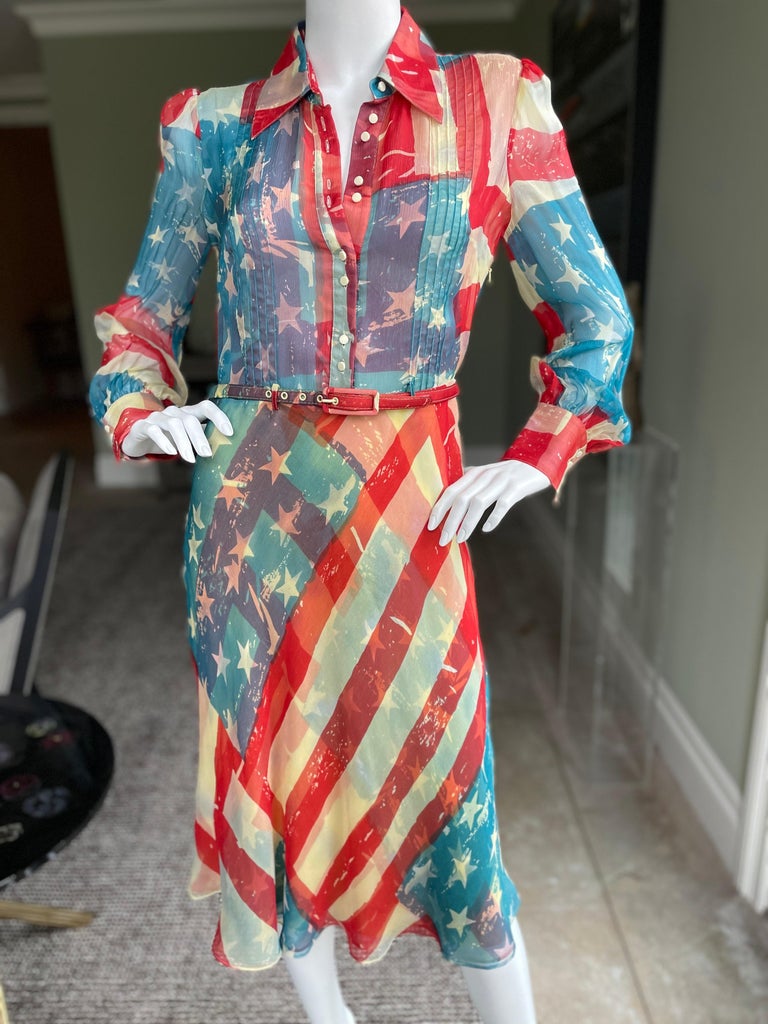 Catherine malandrino top flag dress