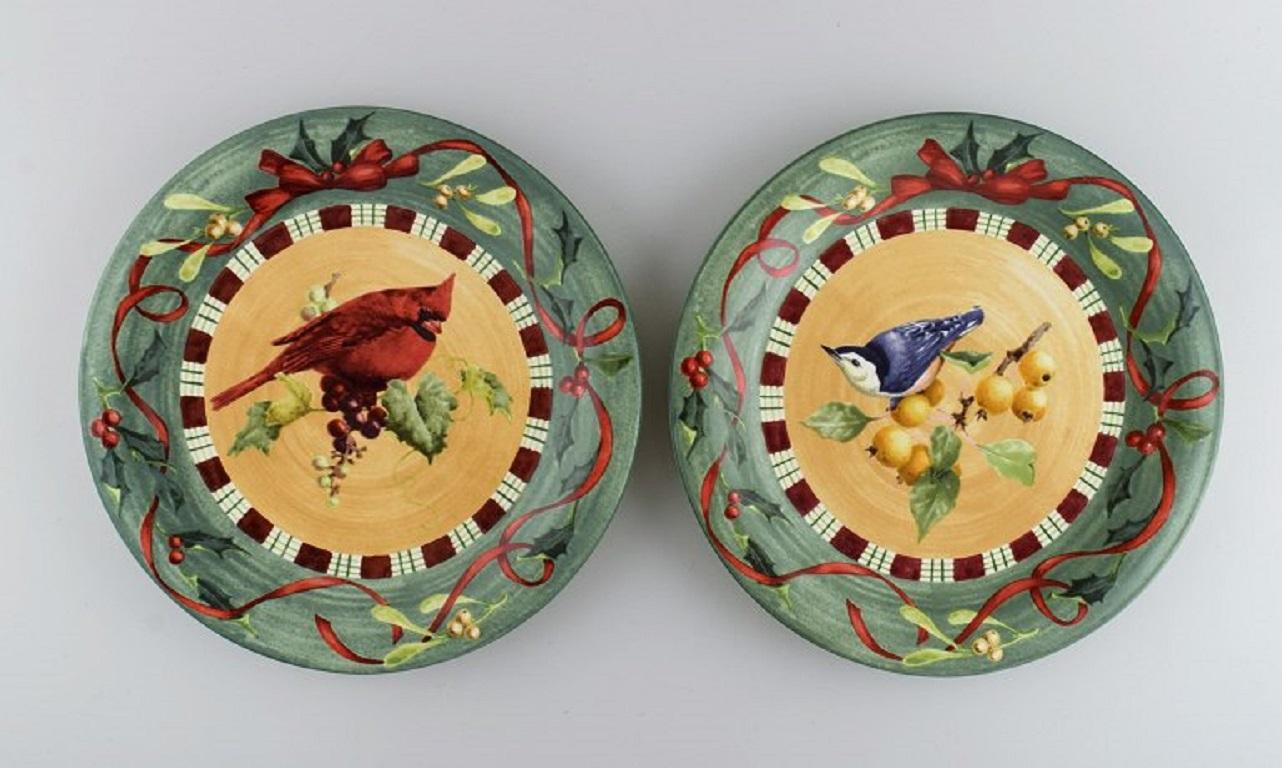 Catherine McClung fr Lenox, Winter Greetings Everyday, Sechs Essteller (amerikanisch) im Angebot