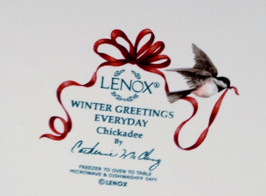 Catherine McClung fr Lenox, Winter Greetings Everyday, Sechs Essteller (21. Jahrhundert und zeitgenössisch) im Angebot