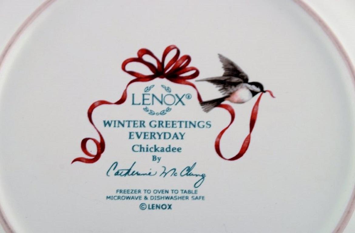 Catherine McClung fr Lenox. Winter greetings everyday. Sechs Tafeln. (Glasiert) im Angebot