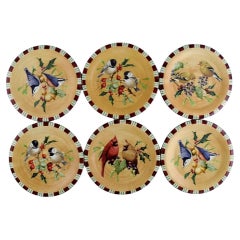 Catherine McClung for Lenox. "Winter greetings everyday". Six plates.