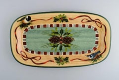 Catherine McClung for Lenox. "Winter greetings". Six oblong dishes