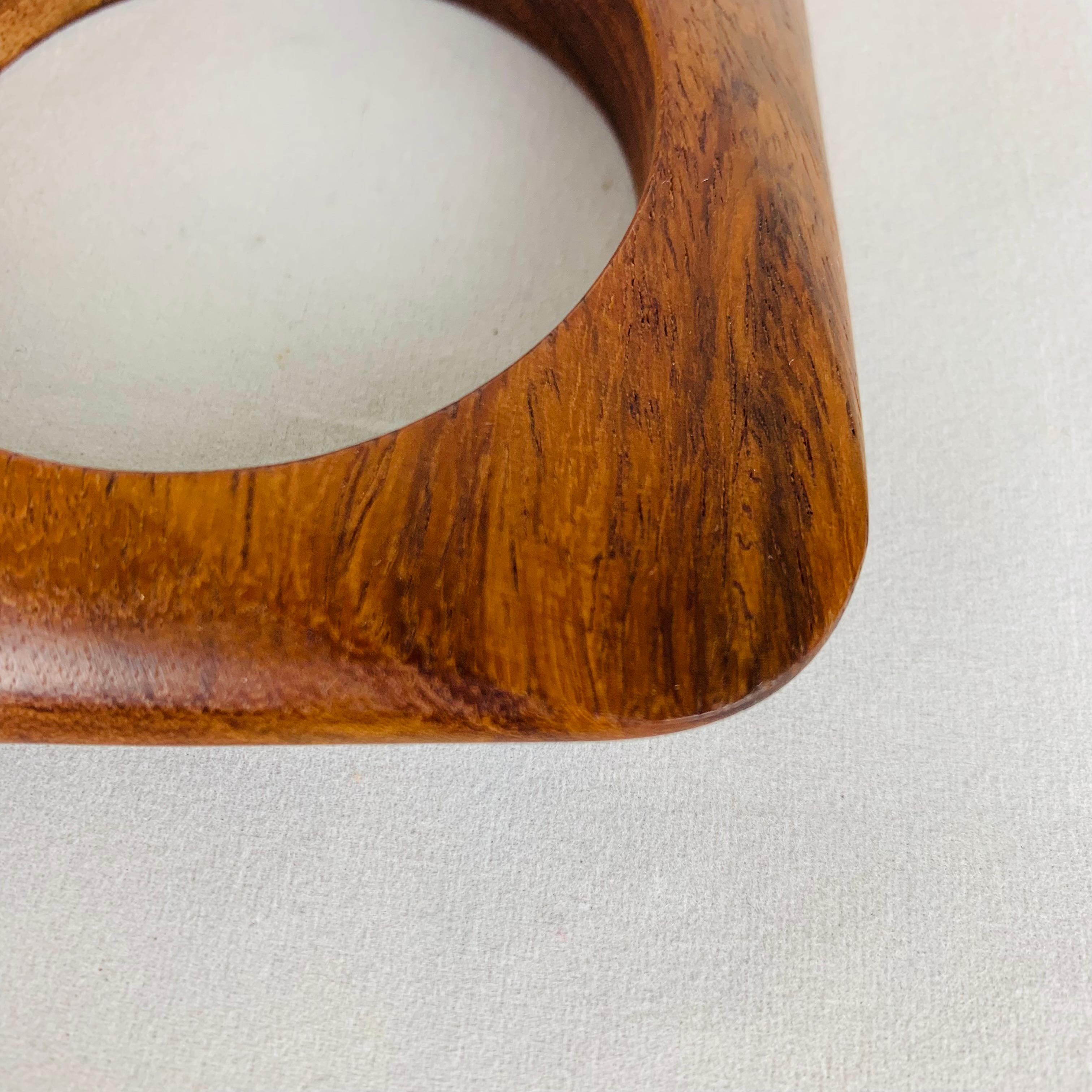 Catherine Noll bracelet en teck, bijoux français en vente 1