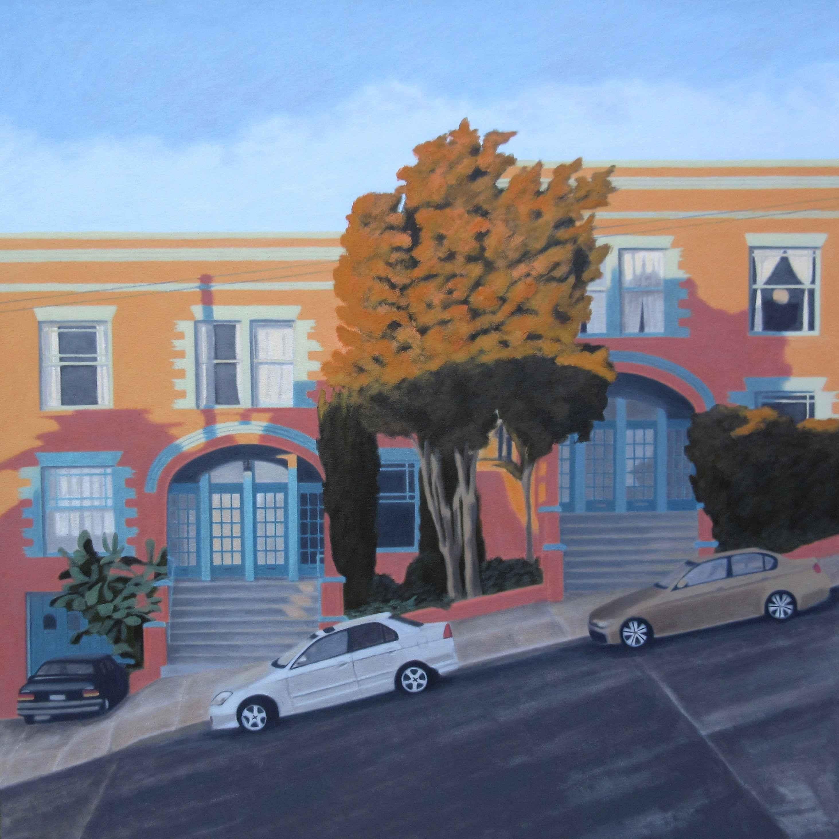 Catherine Palmer Landscape Painting - Noe St. @ Valley