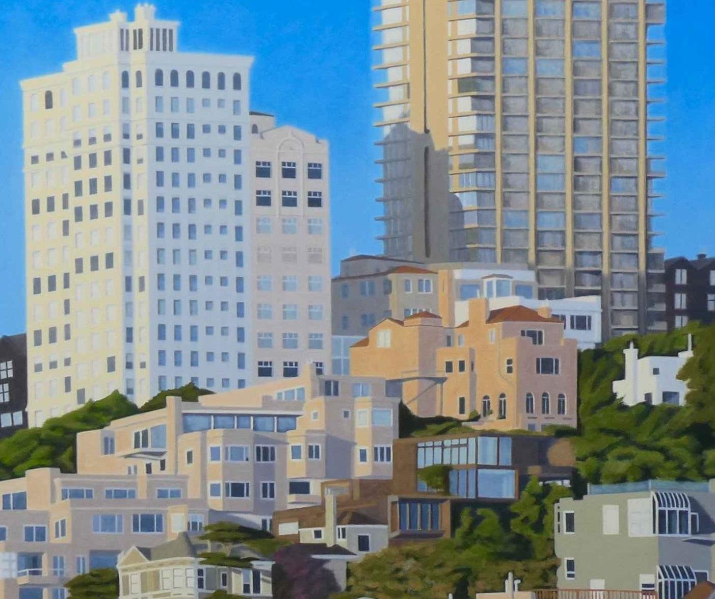 Russian Hill - Painting by Catherine Palmer