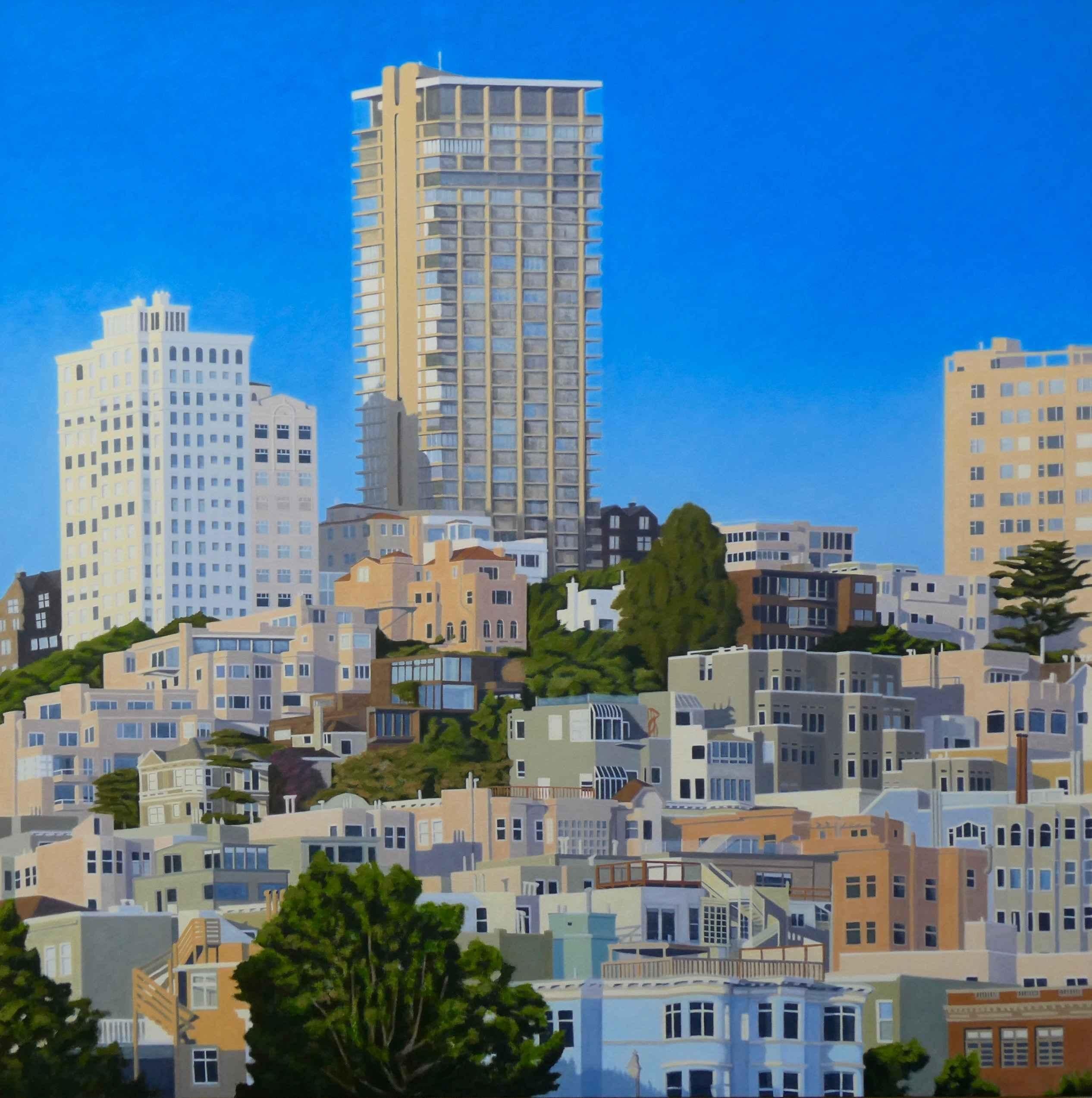 Catherine Palmer Landscape Painting - Russian Hill