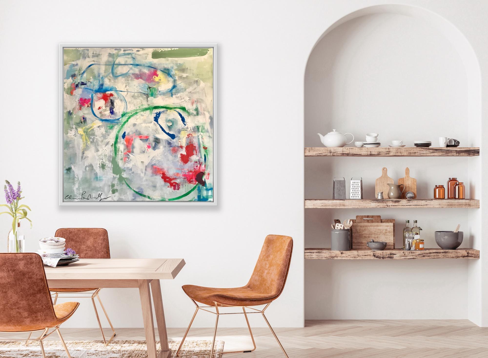 Este abstracto contemporáneo es delicado pero lleno de color, aireado y fresco. Añadirá color a tu interior sin resultar recargado.

INFORMACIÓN ADICIONAL:
Acrílico
100 Al x 100 An x 4 Pr cm (39,37 x 39,37 x 1,57 pulg.)
Se vende sin enmarcar

Tamaño