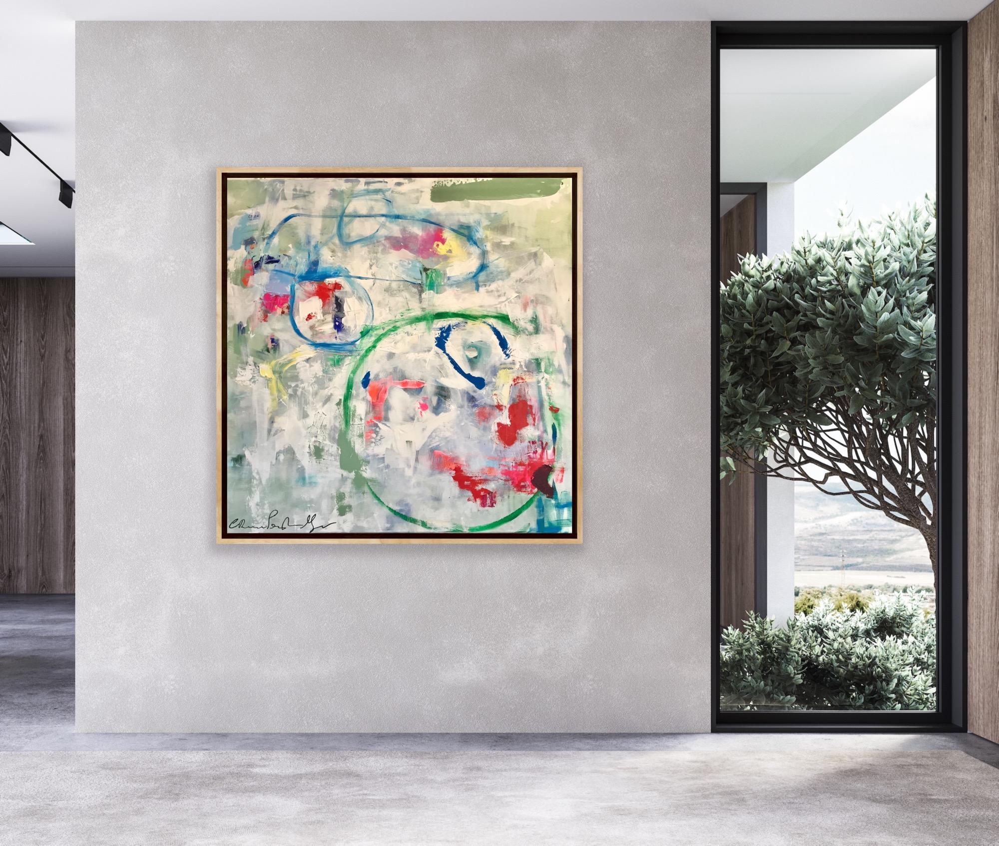 Conceptual, Pintura original, Arte abstracto, Pintura colorida, Por capas en venta 1