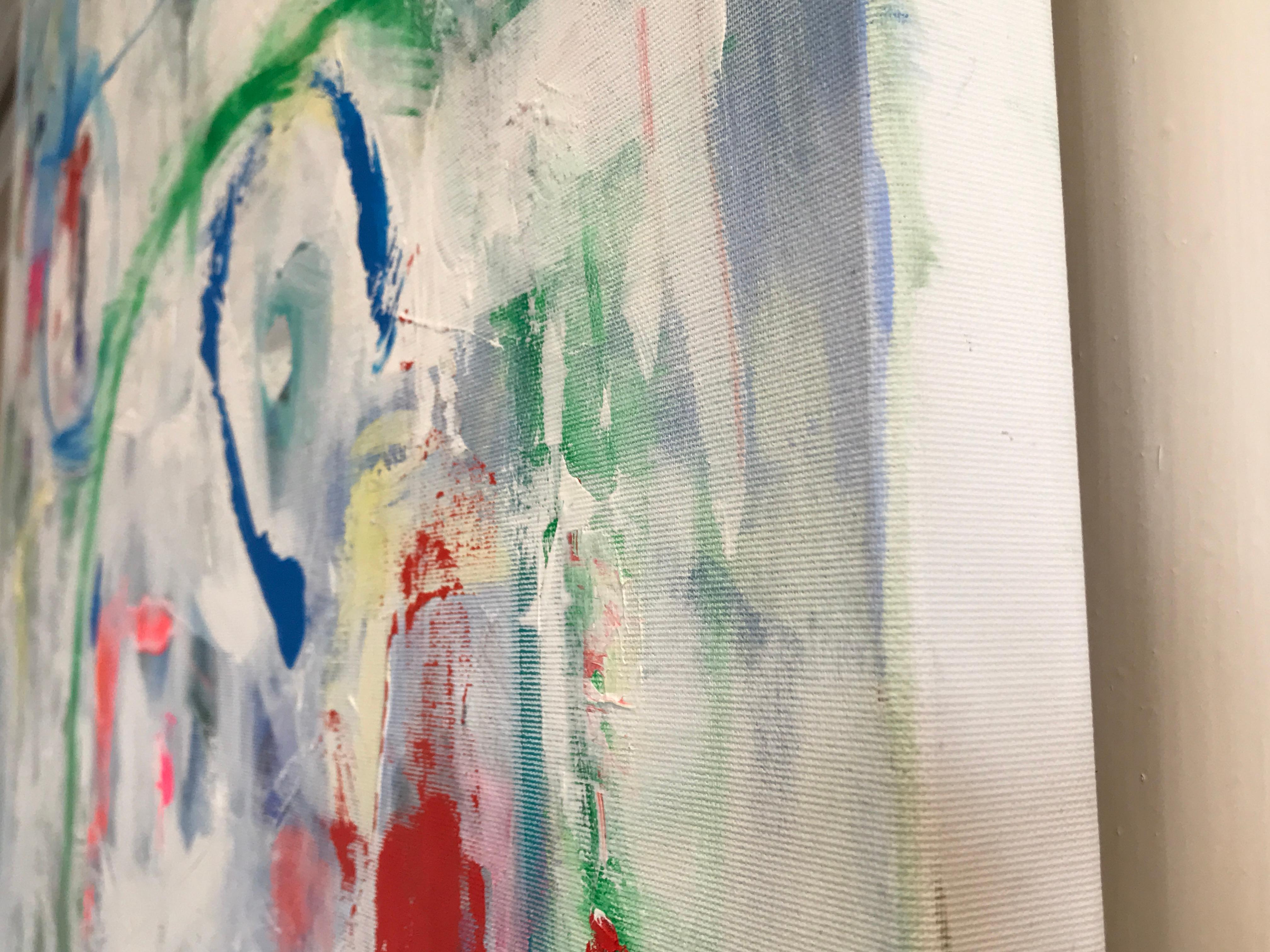 Conceptual, Pintura original, Arte abstracto, Pintura colorida, Por capas en venta 3