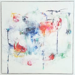 Lift, Light Contemporary Abstract Paintings, Atmospheric Movement Artworks