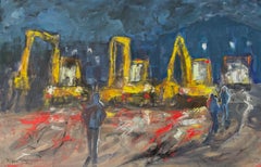 "The New Dig", Contemporaneo, Costruzione, Pittura a olio, 2024