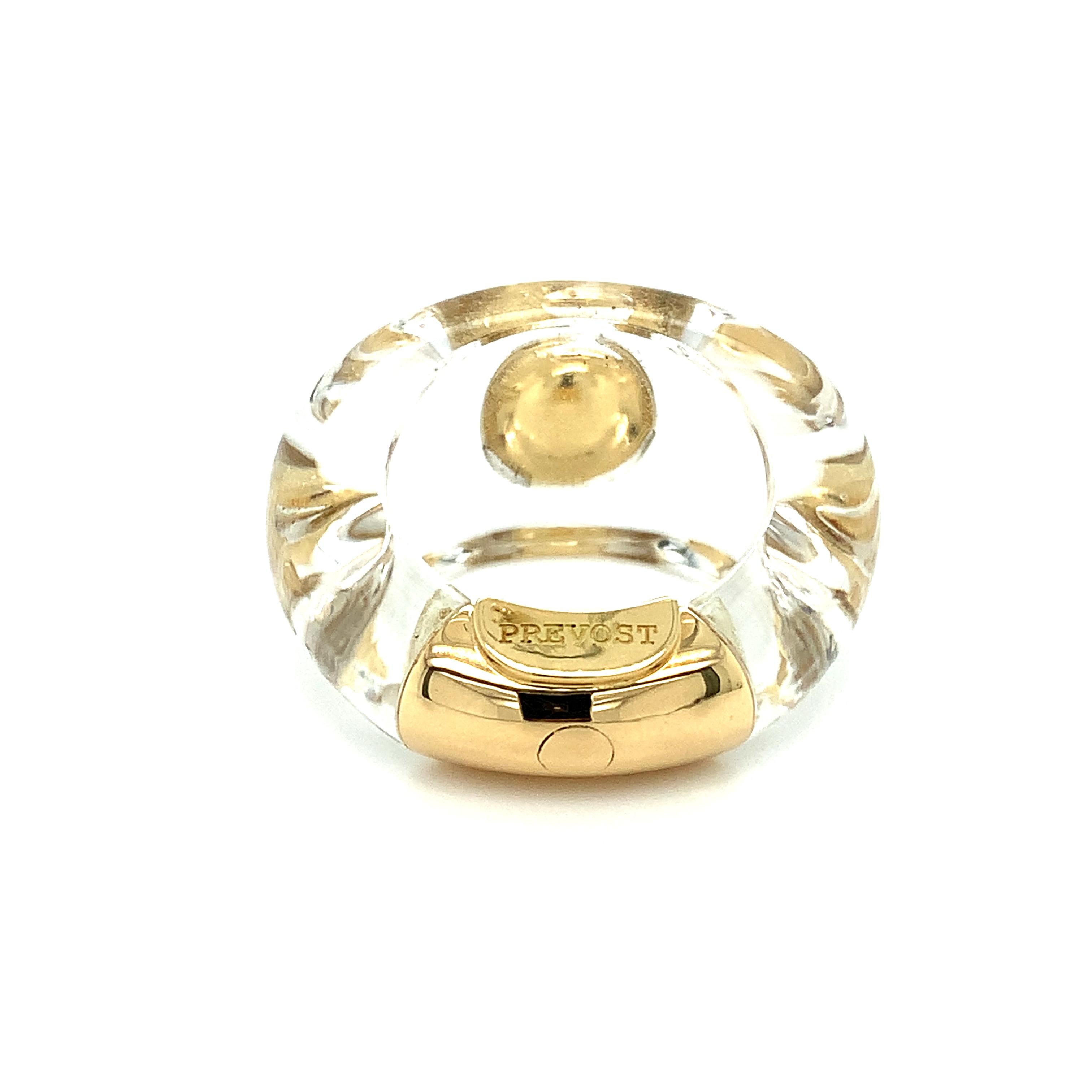 Oval Cut Catherine Prevost peridot art deco cocktail ring 18k yellow gold For Sale