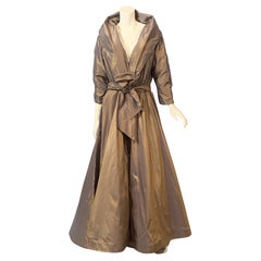Catherine Regehr Changeable Silk Taffeta Evening Gown
