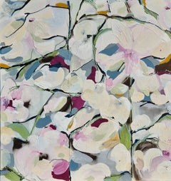 Blüten für August #1, Originalgemälde, Abstrakte Kunst