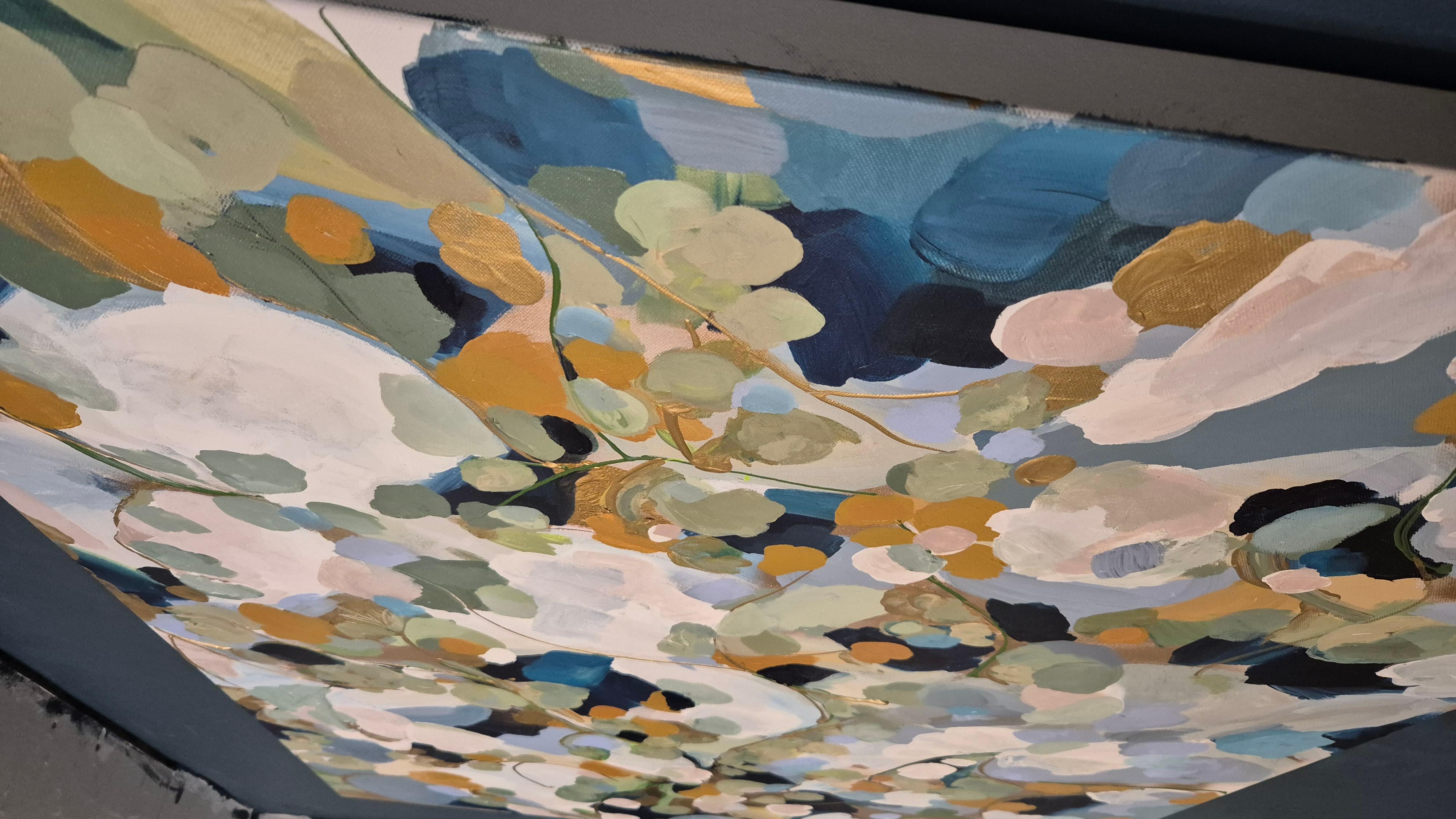 Blüten für Herbst #1, Originalgemälde, Abstrakte Kunst – Painting von Catherine Ruth Church