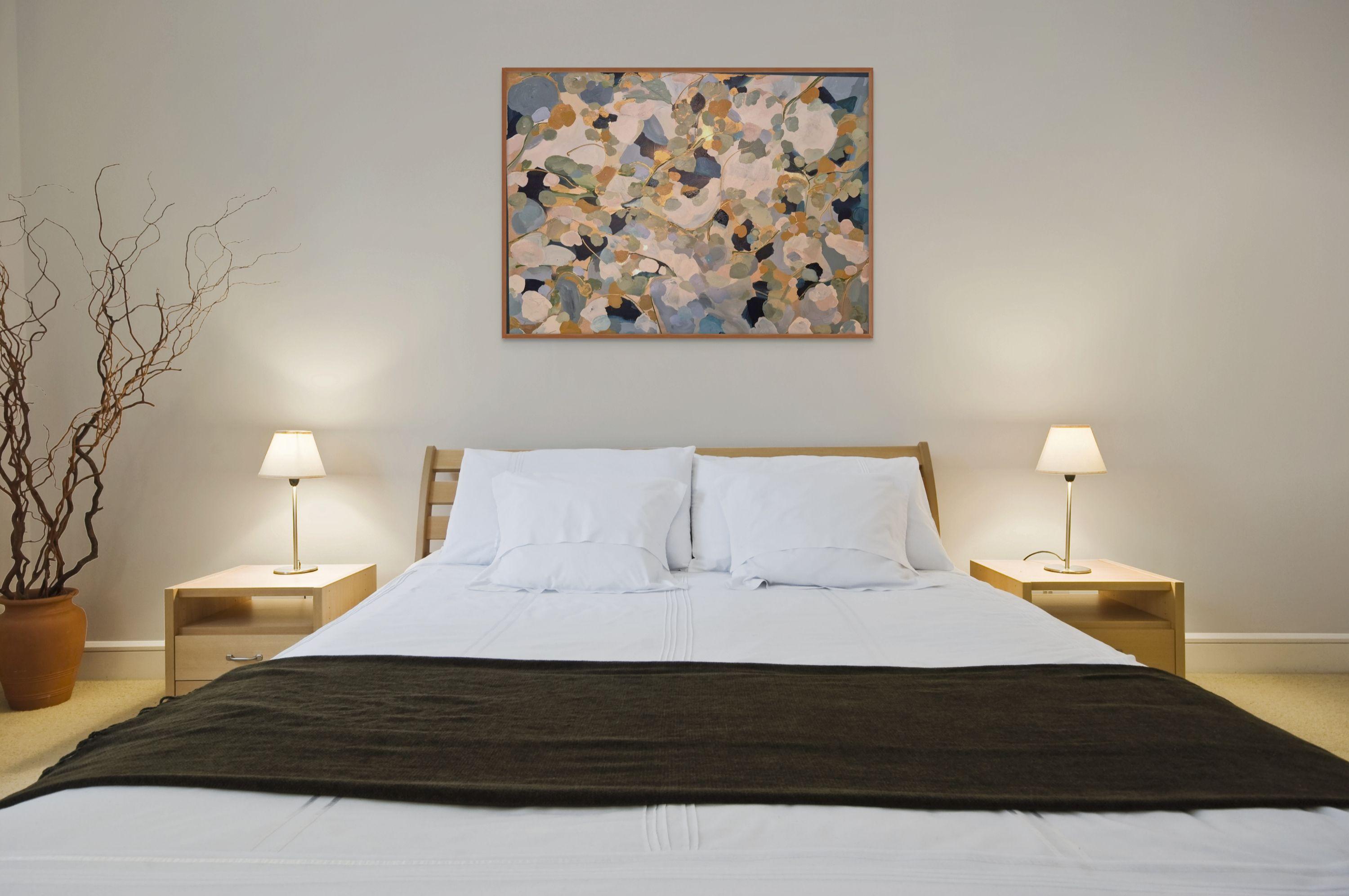 Blüten für Herbst #1, Originalgemälde, Abstrakte Kunst im Angebot 4