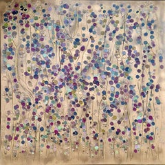 Burgundy Vines, Original Painting, Abstract art